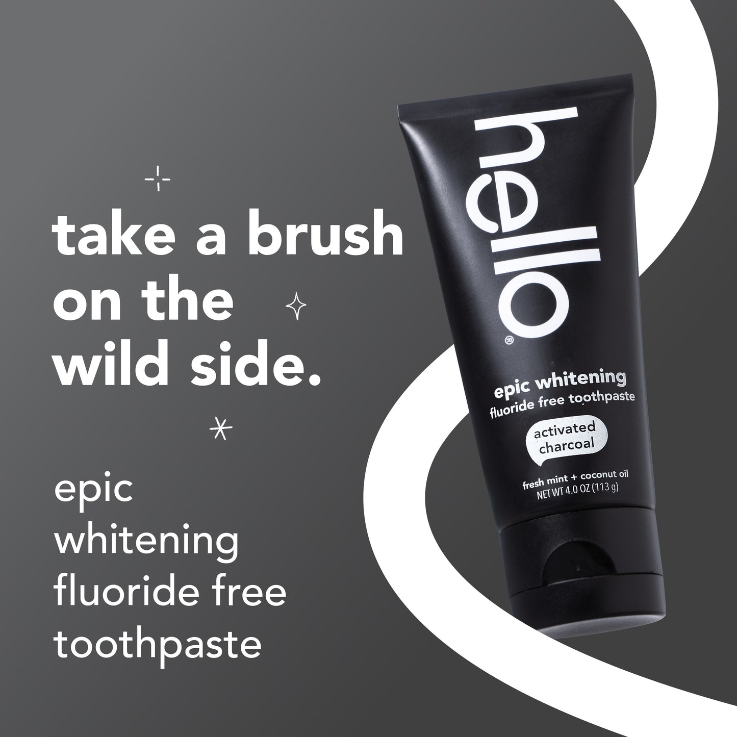 hello activated charcoal epic whitening fluoride free toothpaste