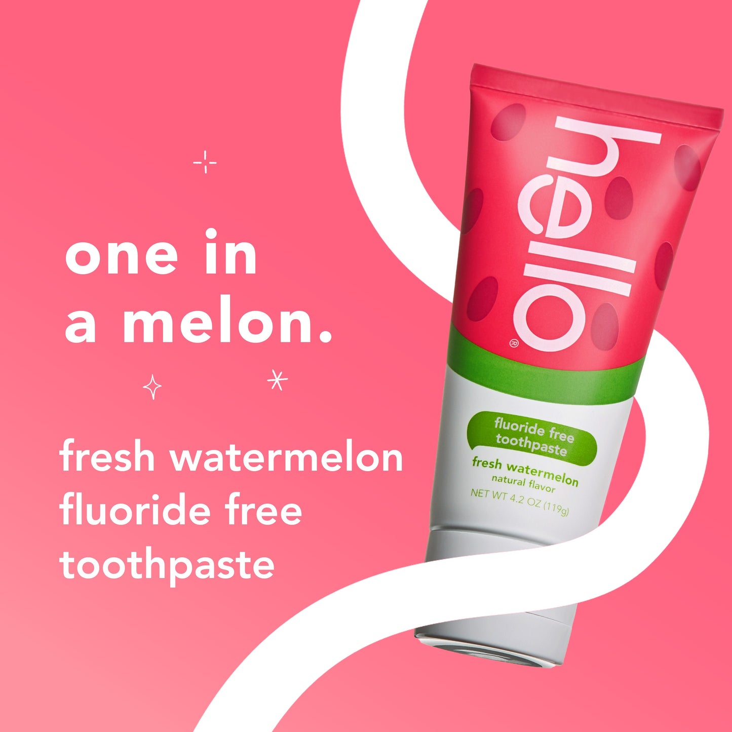 hello kids watermelon fluoride free toothpaste