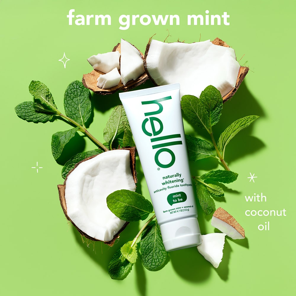 hello naturally whitening fluoride toothpaste