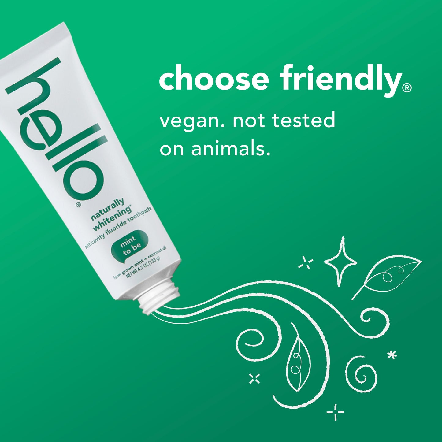 hello naturally whitening fluoride toothpaste