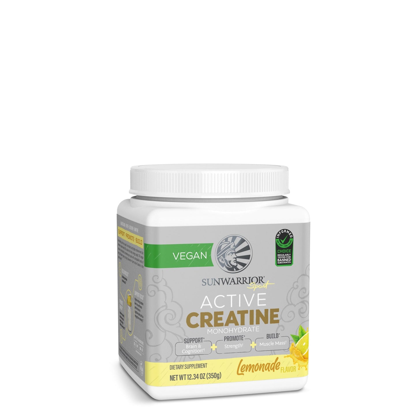 Active Creatine Vitamins & Supplements Sunwarrior 50 Servings
