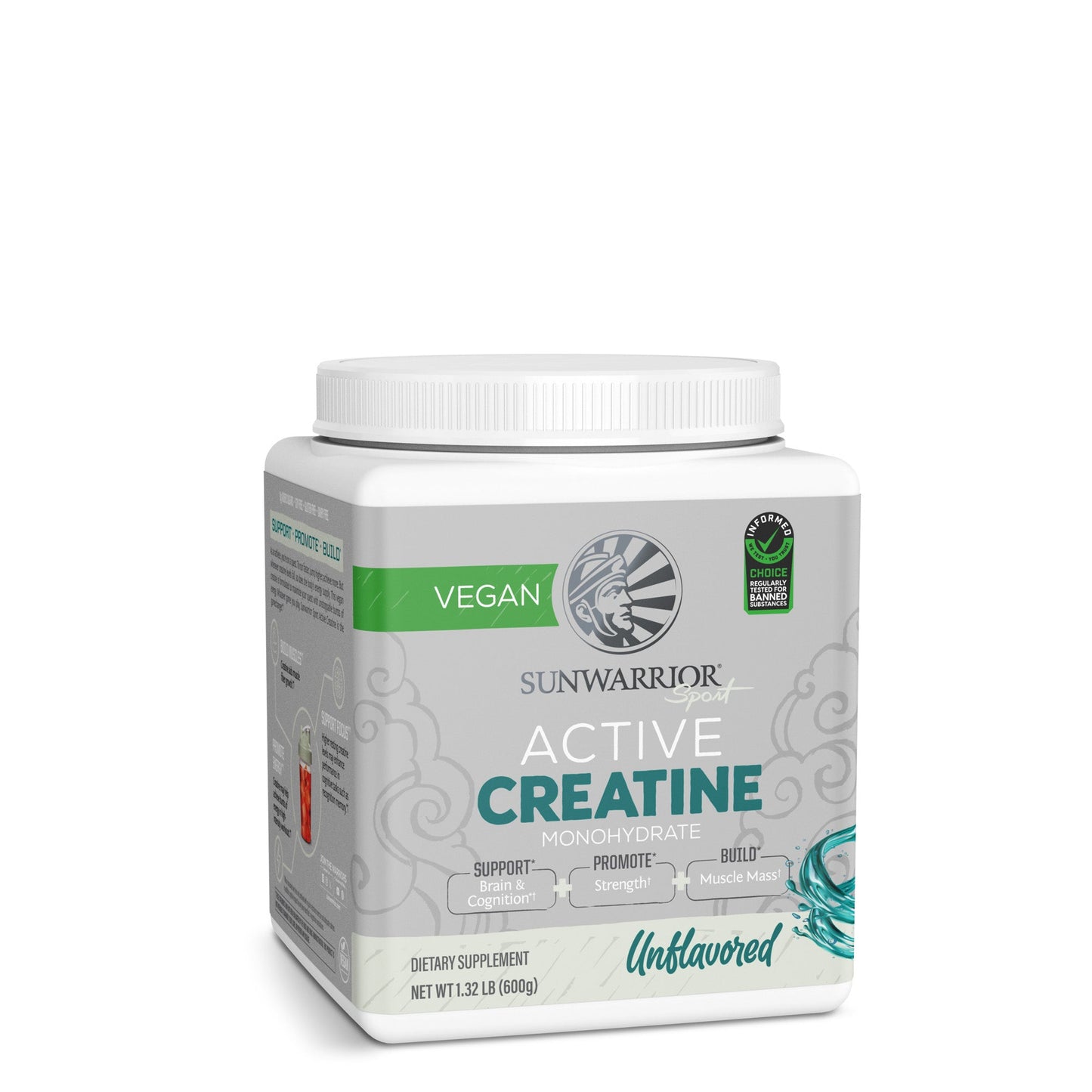 Active Creatine Vitamins & Supplements Sunwarrior 120 Servings