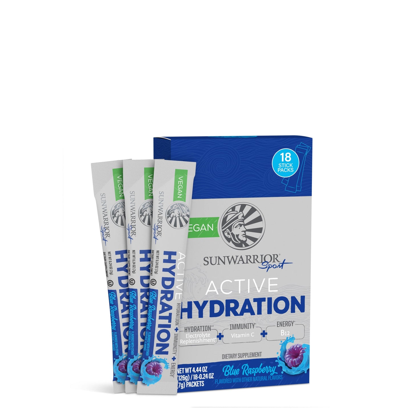 Active Hydration Stick Pack BUNDLE Bundle Sunwarrior 18 Servings