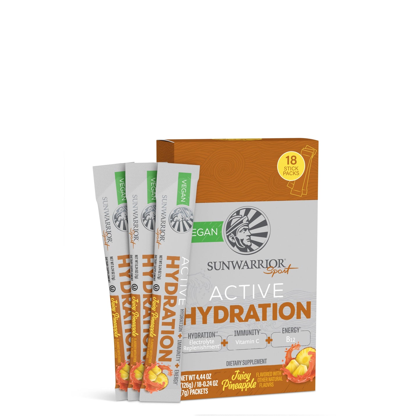 Active Hydration Stick Pack BUNDLE Bundle Sunwarrior 18 Servings
