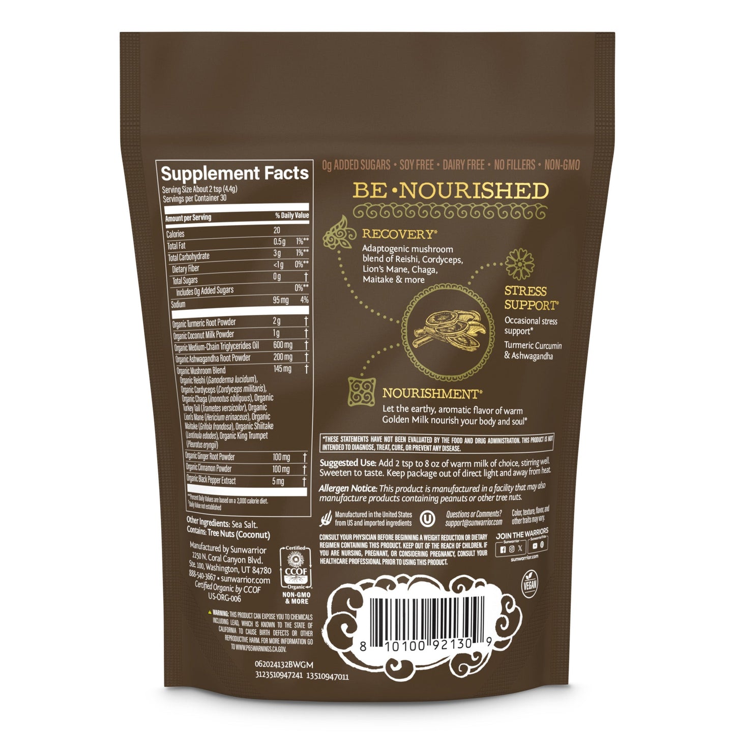Be•Well Organic Golden Milk