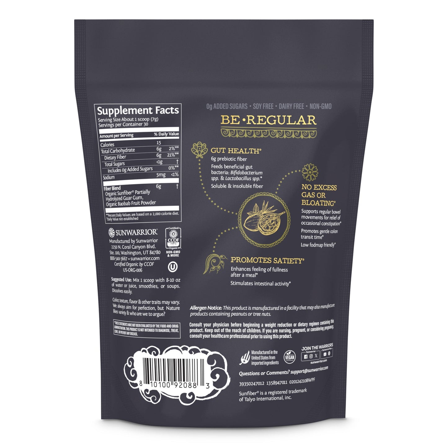 Be•Well Organic Prebiotic Fiber Powder