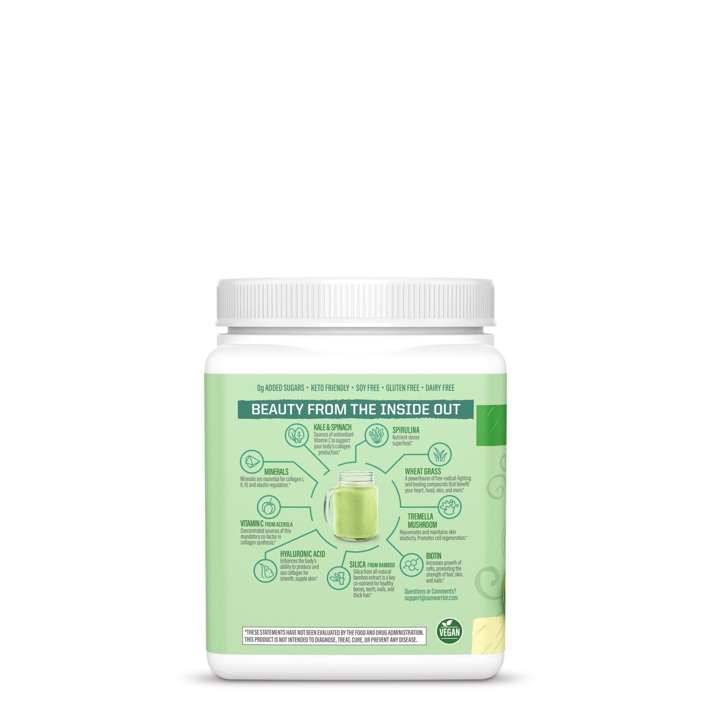 Beauty Greens Collagen Booster - Pina Colada