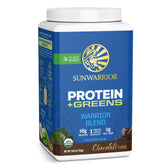 Warrior Blend Protein Plus Greens - Chocolate - Vegan America