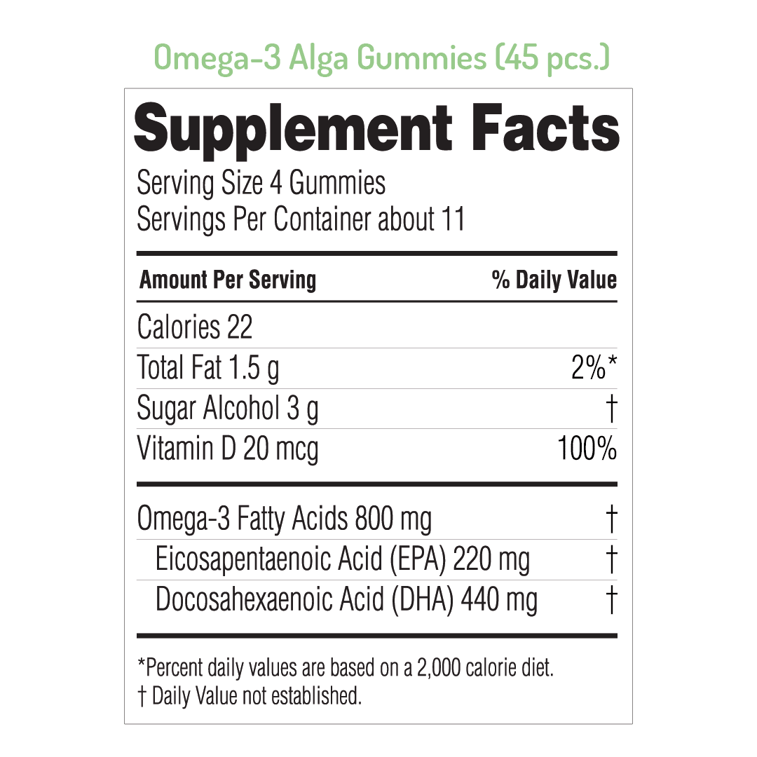 NORSAN Omega - 3 Alga Gummies - Vegan America