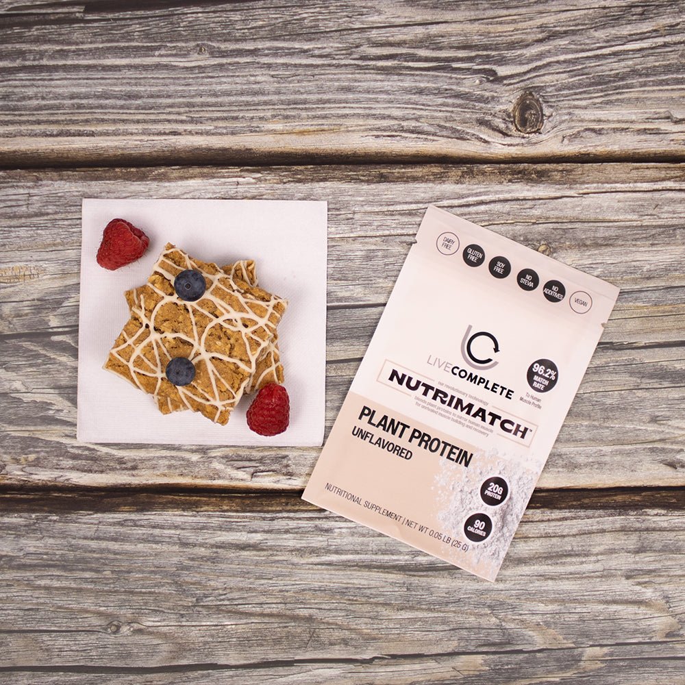 LiveComplete NutriMatch™ Plant Protein | Trial Pack | 3 Single Servings | Clean Plant Protein Powder with 96% Match Rate - Vegan America