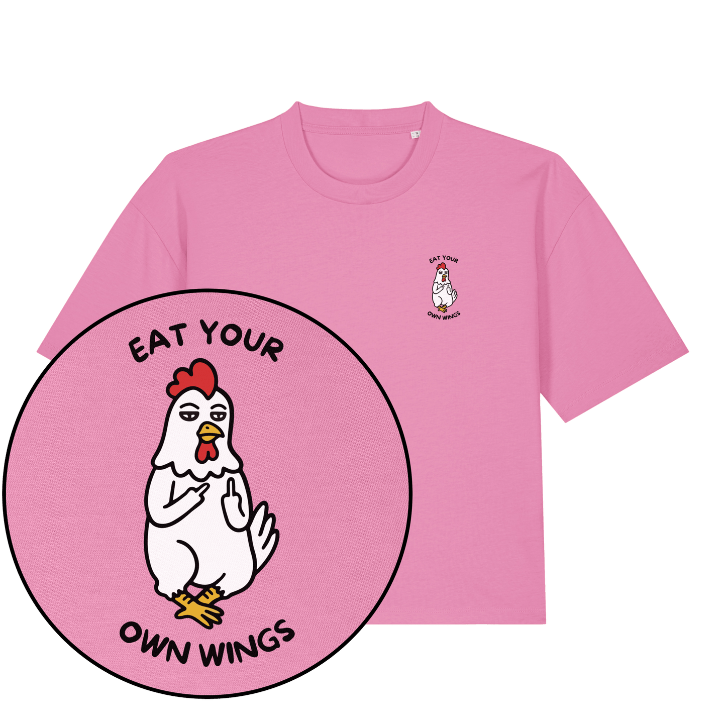 Eat Your Own Wings Women's Boxy T-Shirt - Vegan America