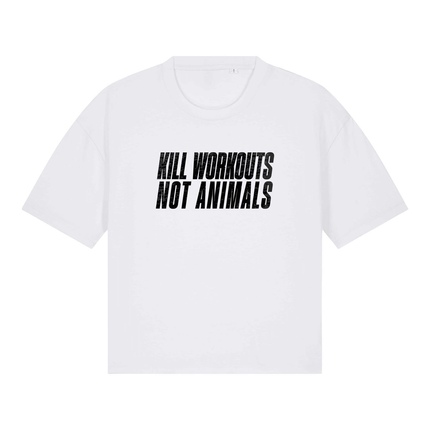 Kill Workouts Not Animals Women's Boxy T-Shirt - Vegan America