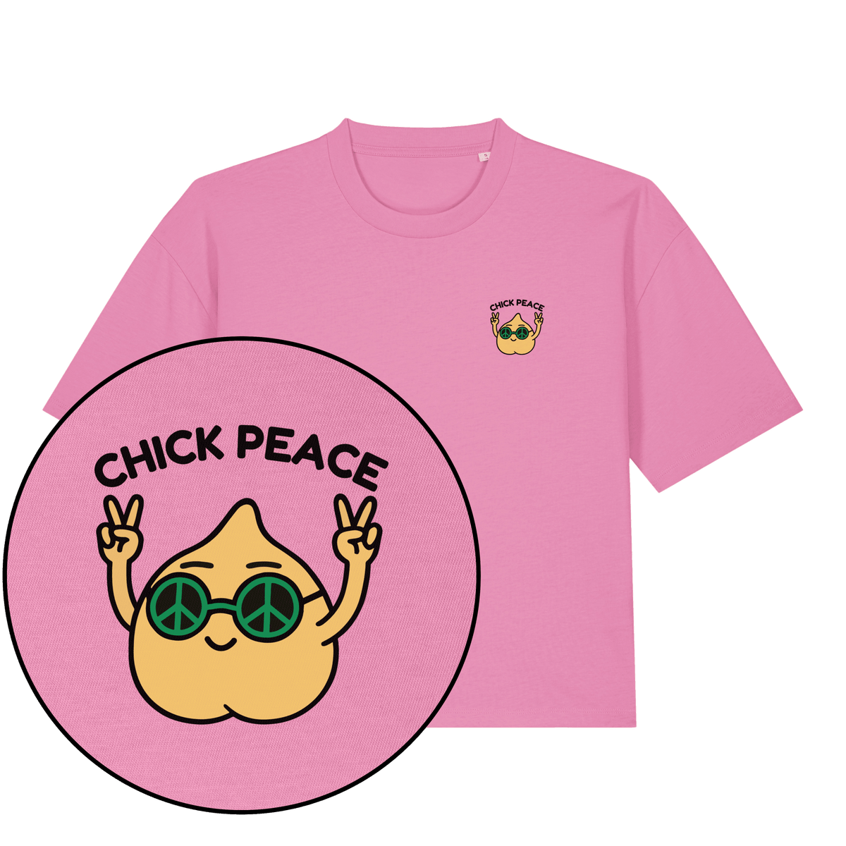 Chick Peace Women's Boxy T-Shirt - Vegan America