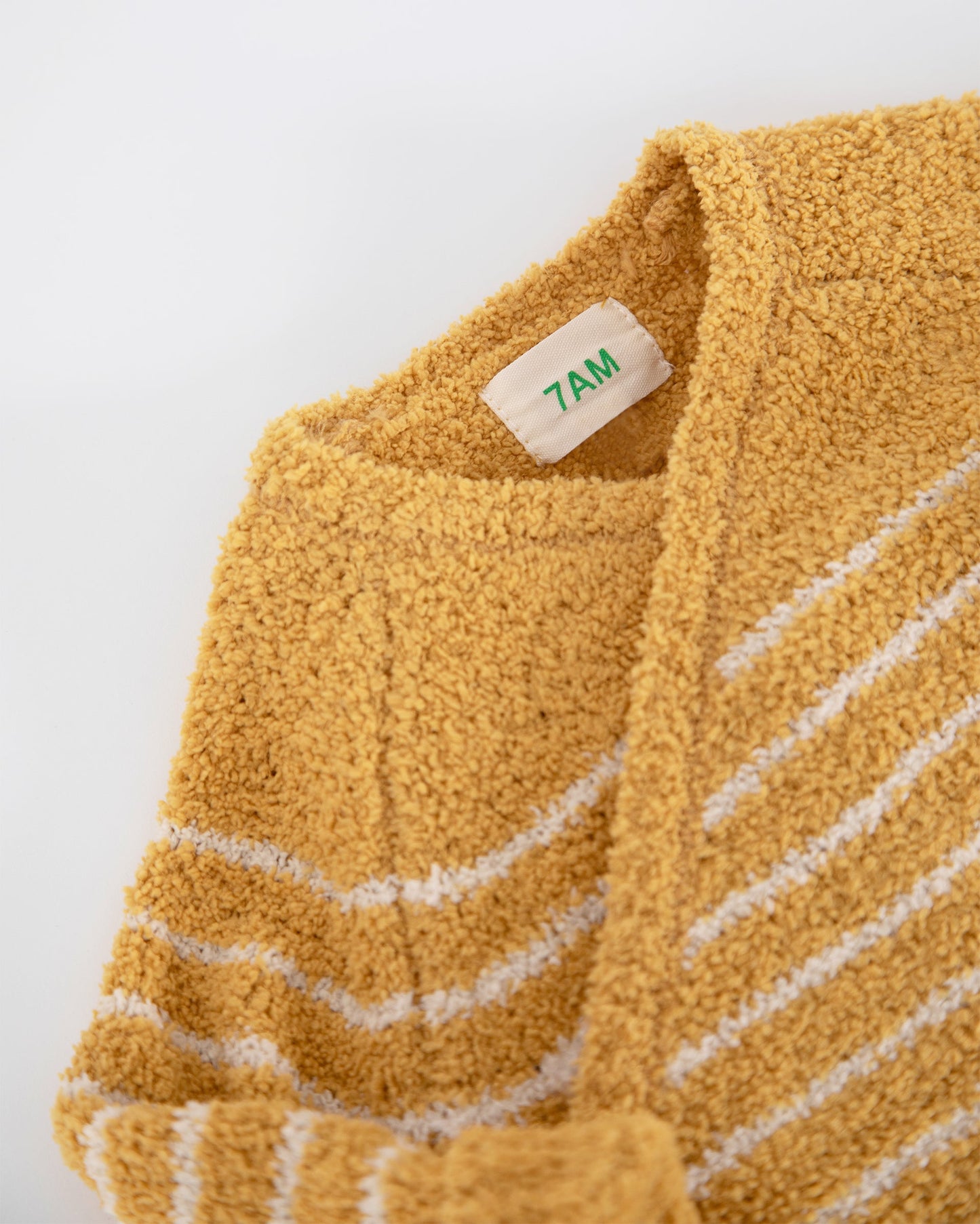 Wrap Top Striped - Fuzzy