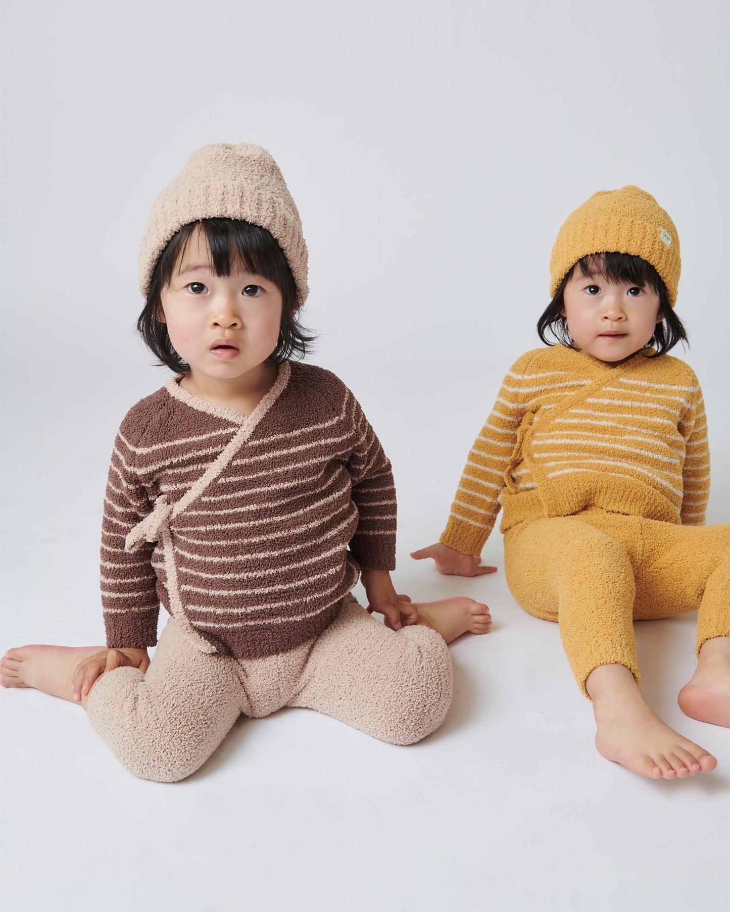 Wrap Top Striped - Fuzzy