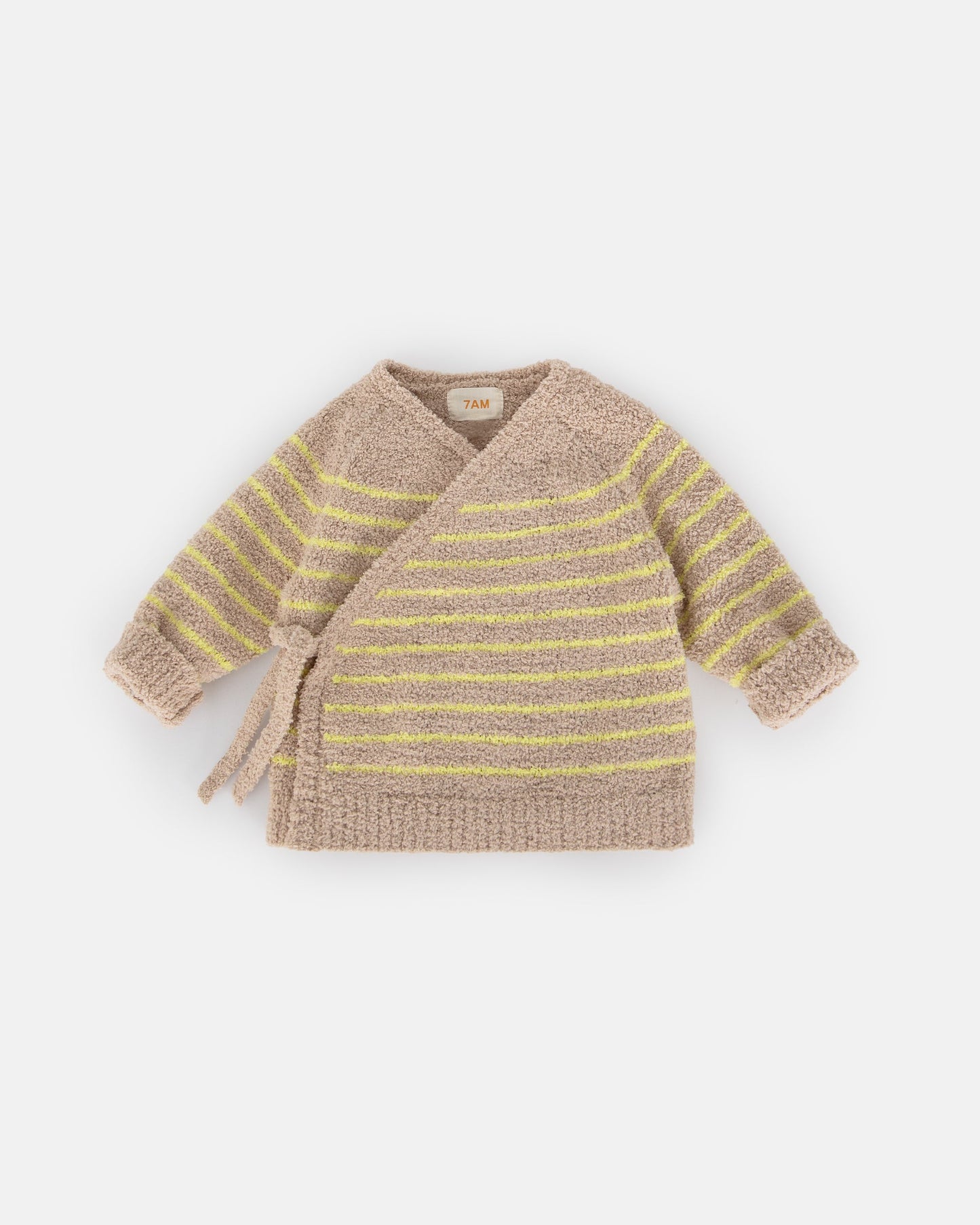 Wrap Top Striped - Fuzzy