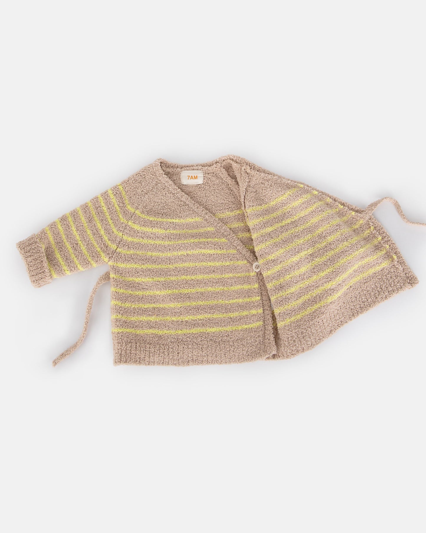 Wrap Top Striped - Fuzzy