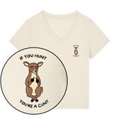 If You Hunt Women's V Neck T-Shirt - Vegan America