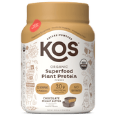 KOS Organic Plant Protein, Chocolate Peanut Butter, 15 Servings - Vegan America
