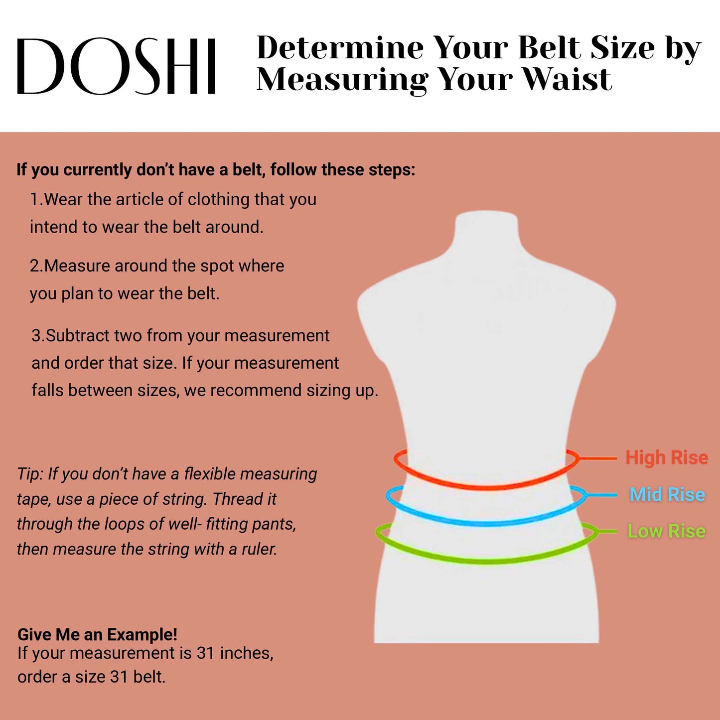 NEW! Skinny Belt - Rose Gold Buckle