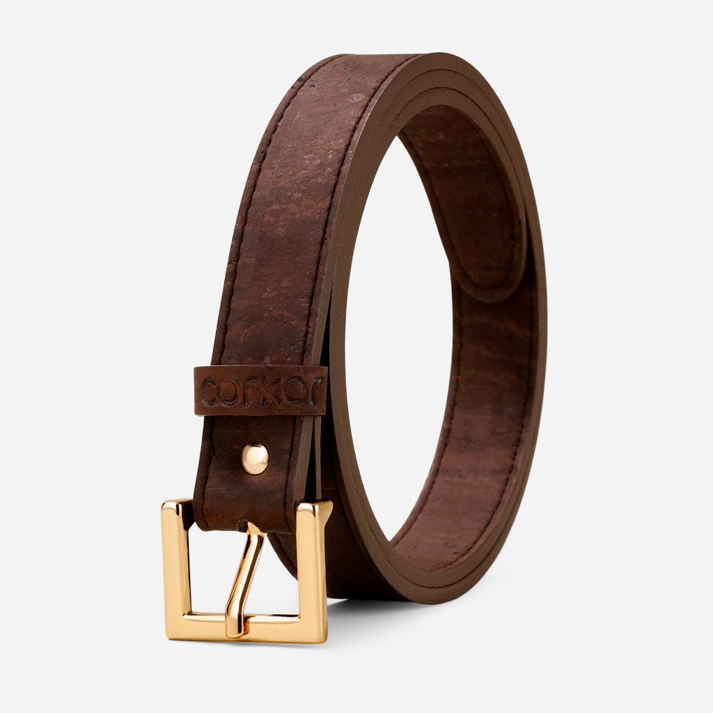 Women_Cork_Belt_Brown_ #color_brown