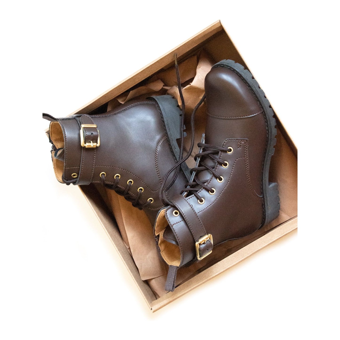 Buckled Work Boots