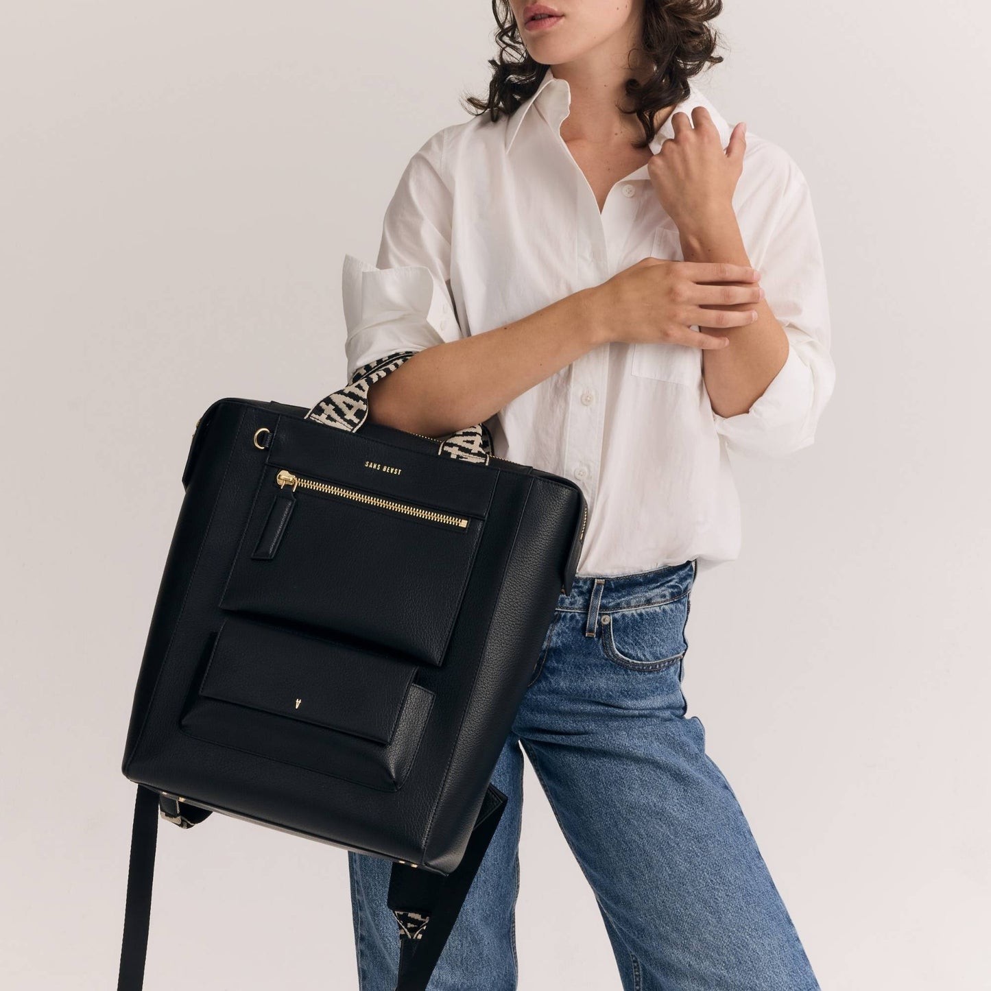 XL Universo Backpack - Noir + Gold