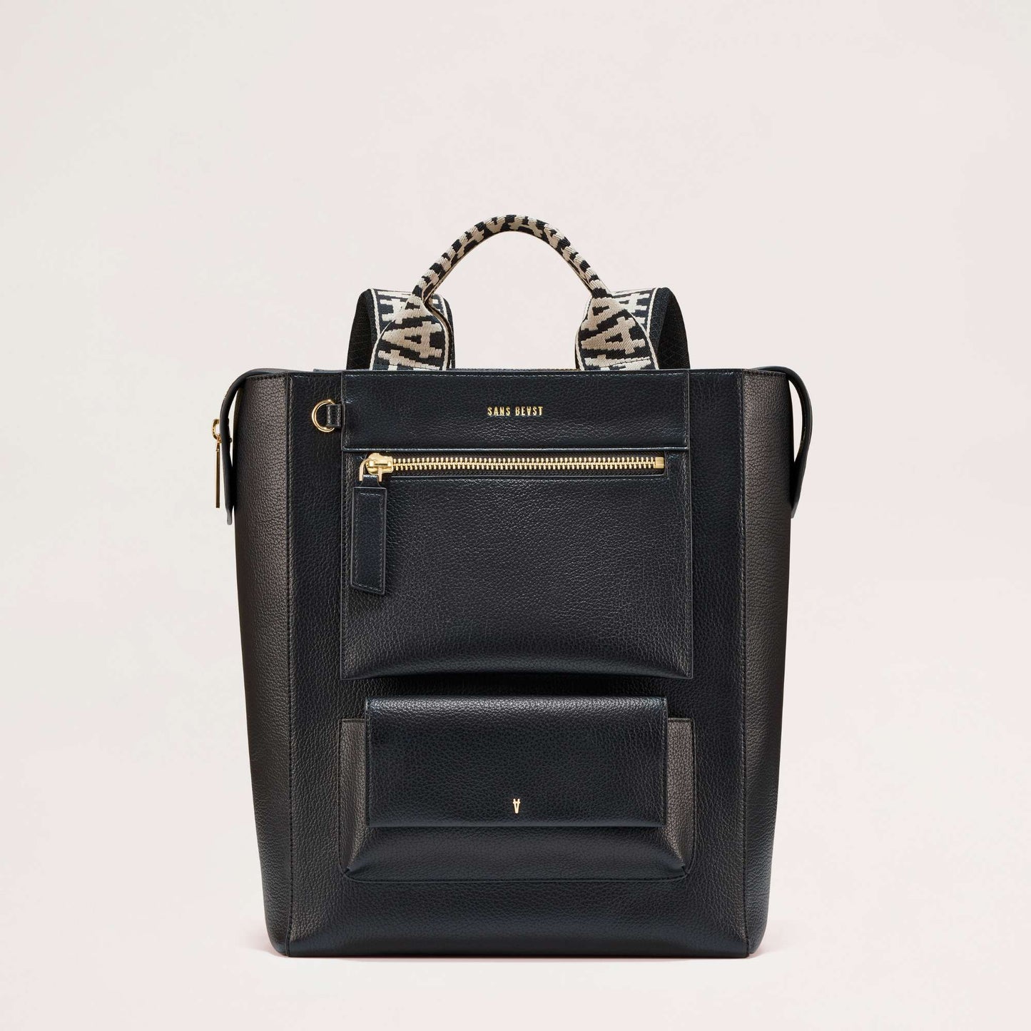 XL Universo Backpack - Noir + Gold