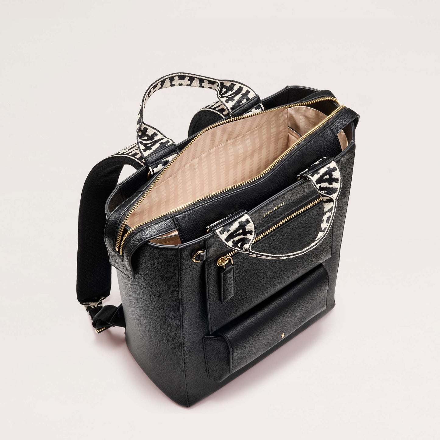 XL Universo Backpack - Noir + Gold