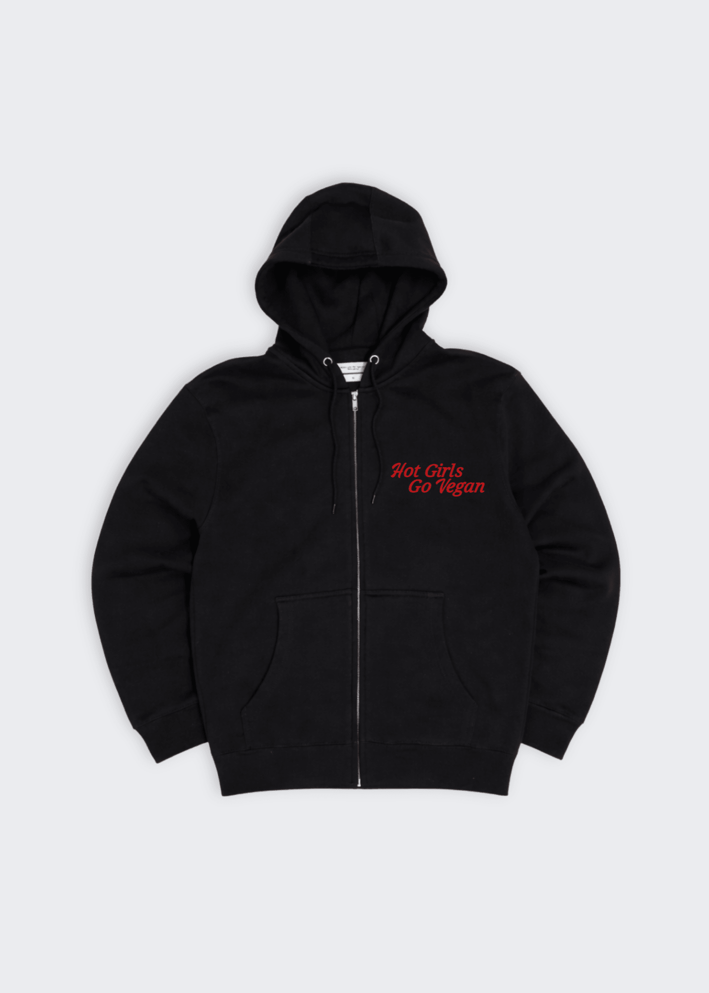 HOT GIRLS GO VEGAN ZIP UP - Vegan America