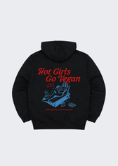 HOT GIRLS GO VEGAN ZIP UP - Vegan America