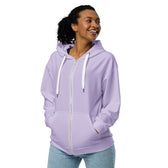 Lavender Sustainable Hoodie, Women's Zip Up - Vegan America
