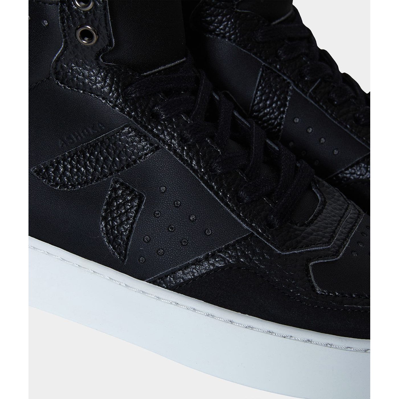 Mateo Unisex Biosourced & Recycled High-Top Sneakers | Black