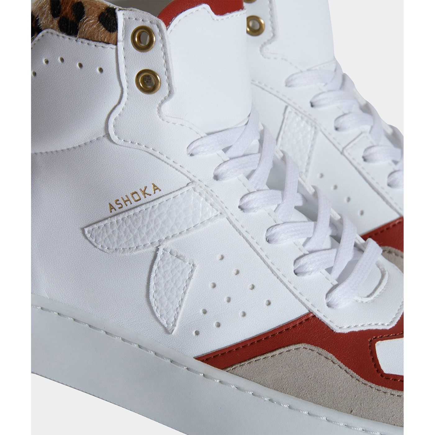 Mateo Women's Biosourced & Recycled High-Top Sneakers | Leopard