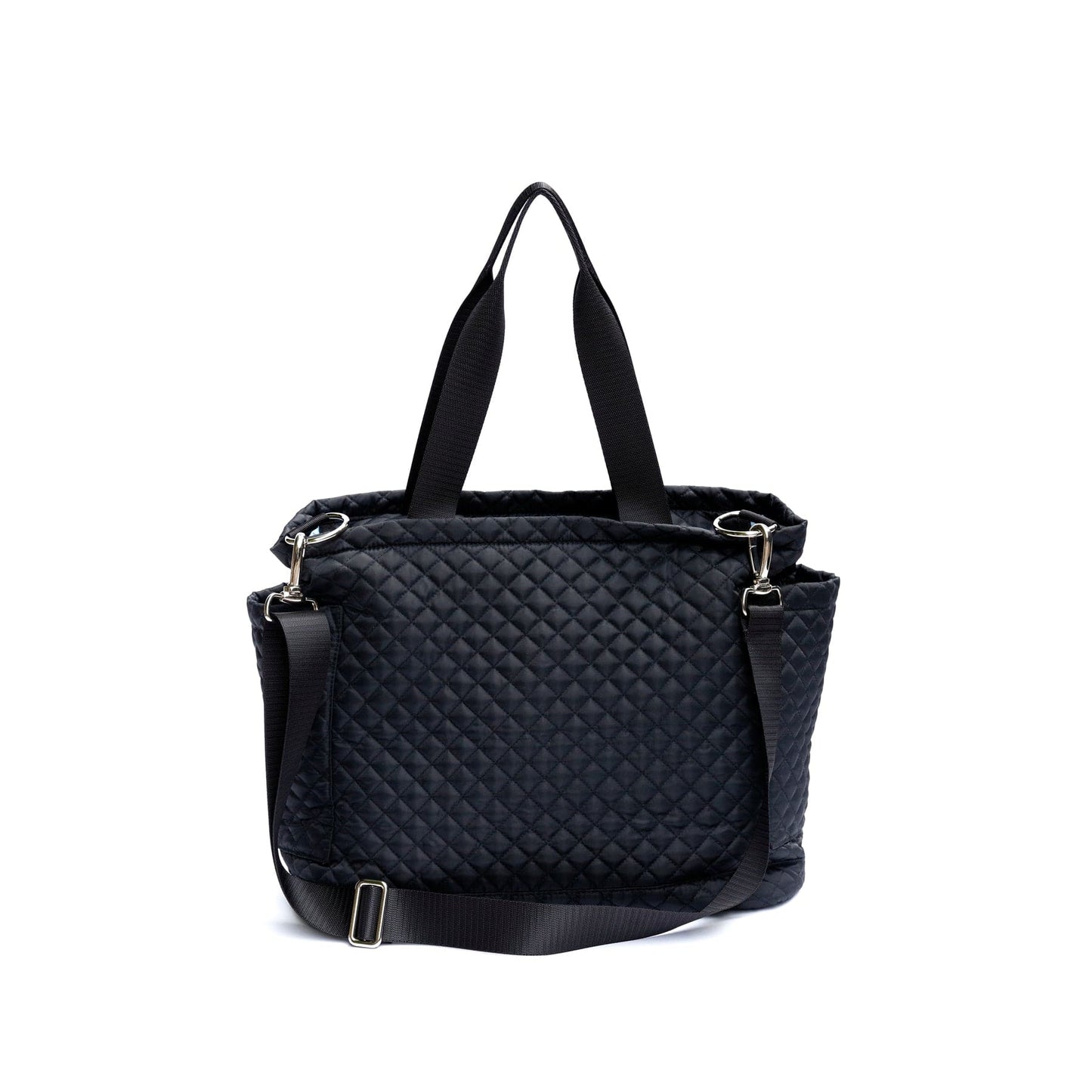 Lily ECONYL® Vegan Changing Tote Bag | Black