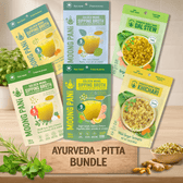 Ayurveda-Pitta Bundle | Cooling and Soothing Meals & Broths | 42 Servings - Vegan America