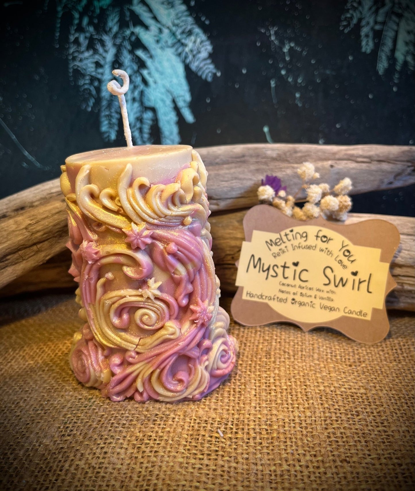 Mystic Swirl Organic Candle - Vegan America
