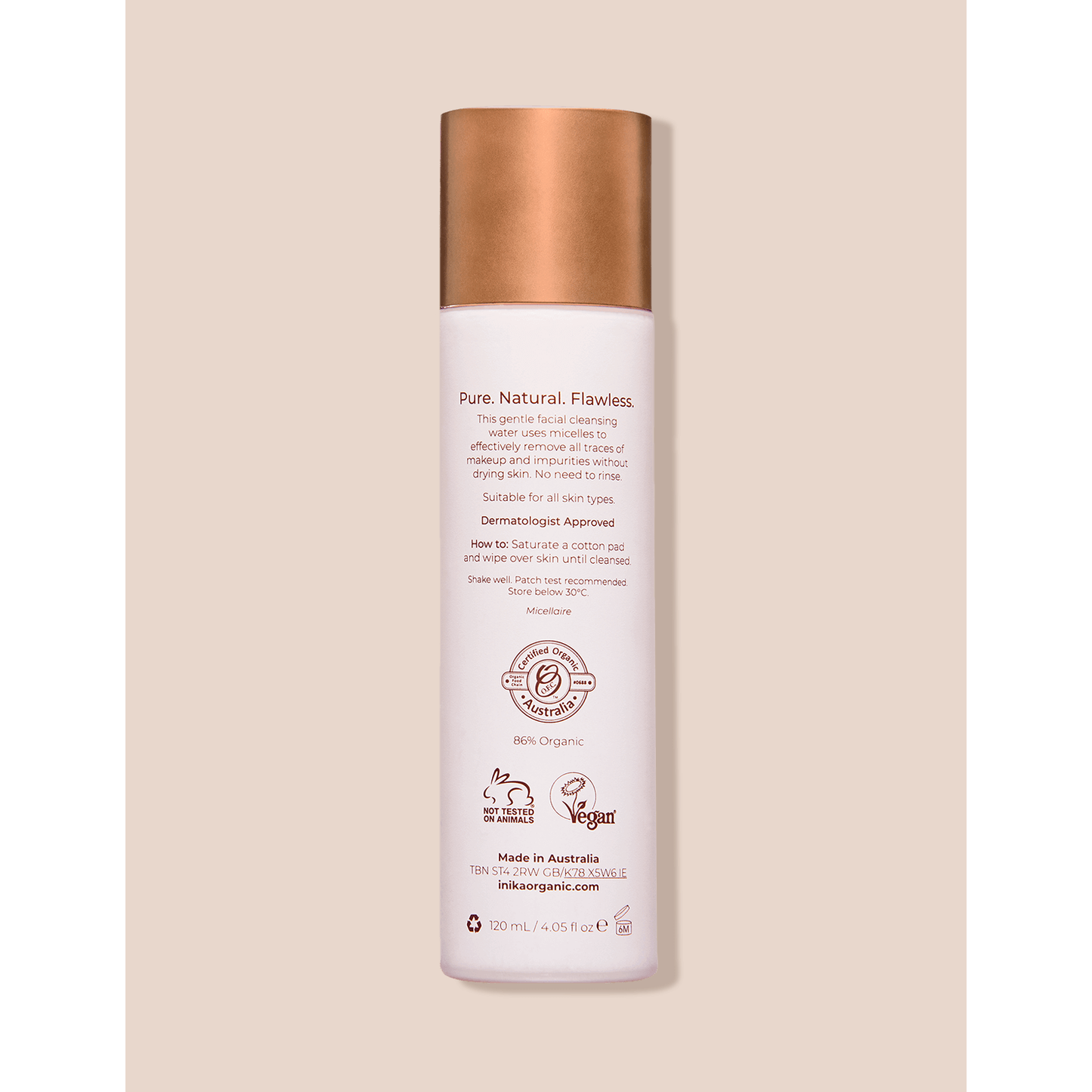 INIKA Organic Phyto-Active Rosewater Micellar