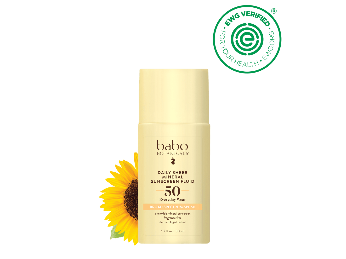 Daily Sheer Mineral Sunscreen Fluid SPF50