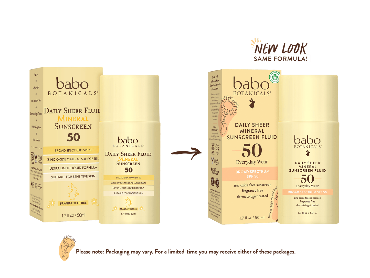 Daily Sheer Mineral Sunscreen Fluid SPF50