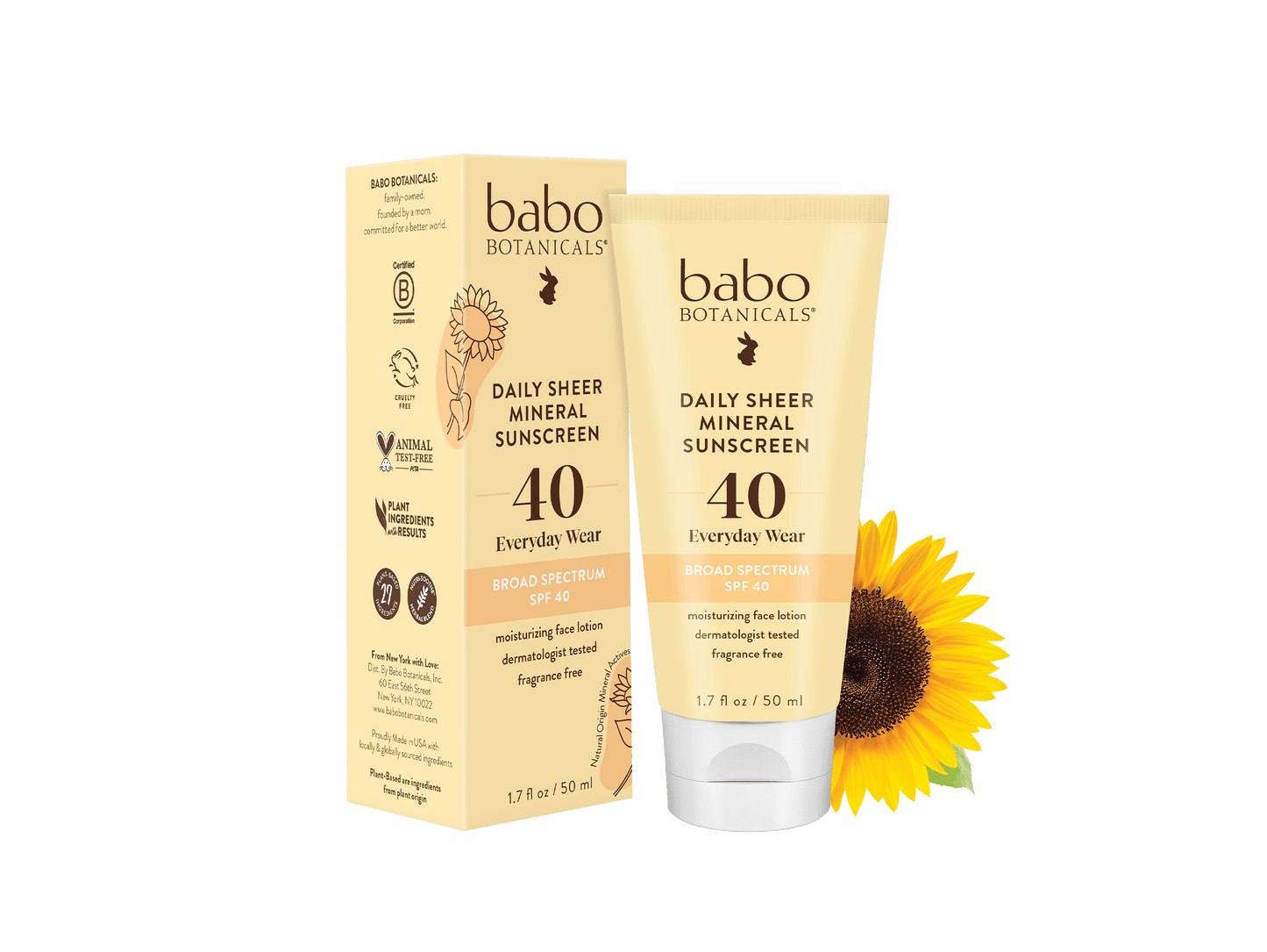Daily Sheer Mineral Sunscreen Lotion SPF40