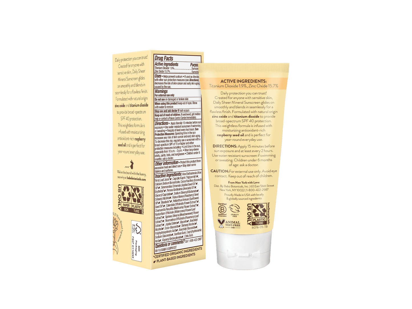 Daily Sheer Mineral Sunscreen Lotion SPF40