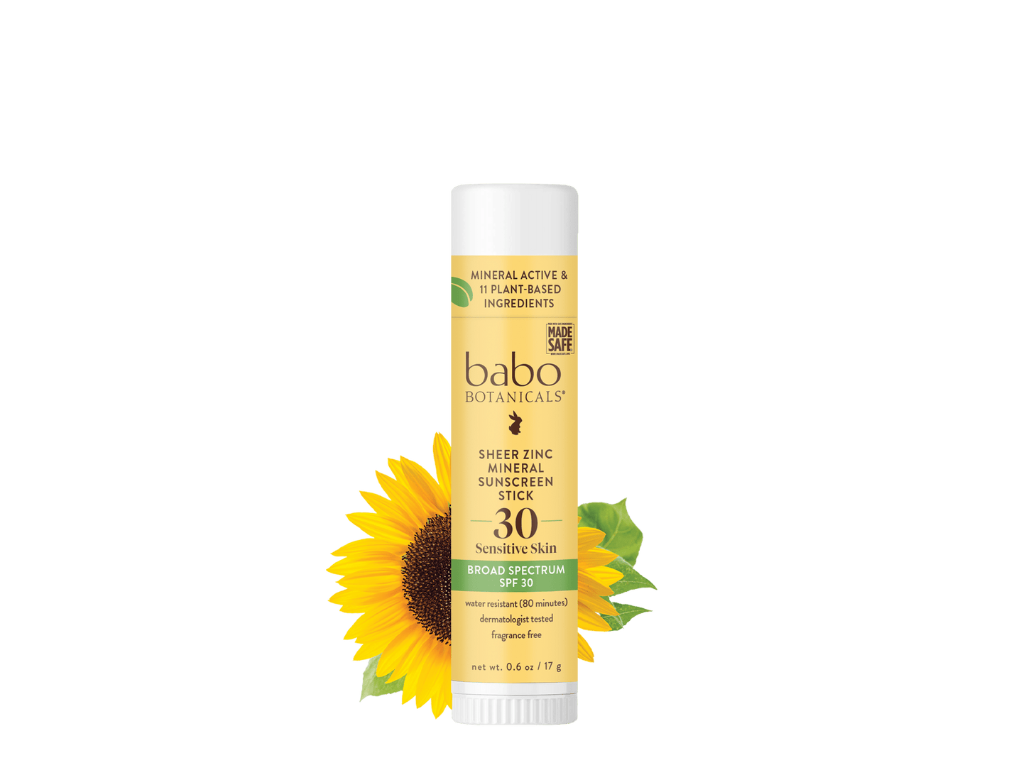 Sheer Zinc Mineral Sunscreen Stick SPF30