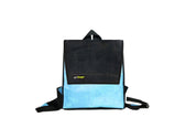 backpack XS publicity banner & inner tube blue - Vegan America