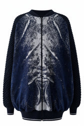 Unisex Eco Oversized Bomber — Whale Limited Edition - Vegan America