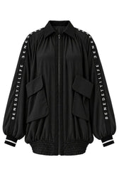 UNISEX Eucalyptus Silk Bomber