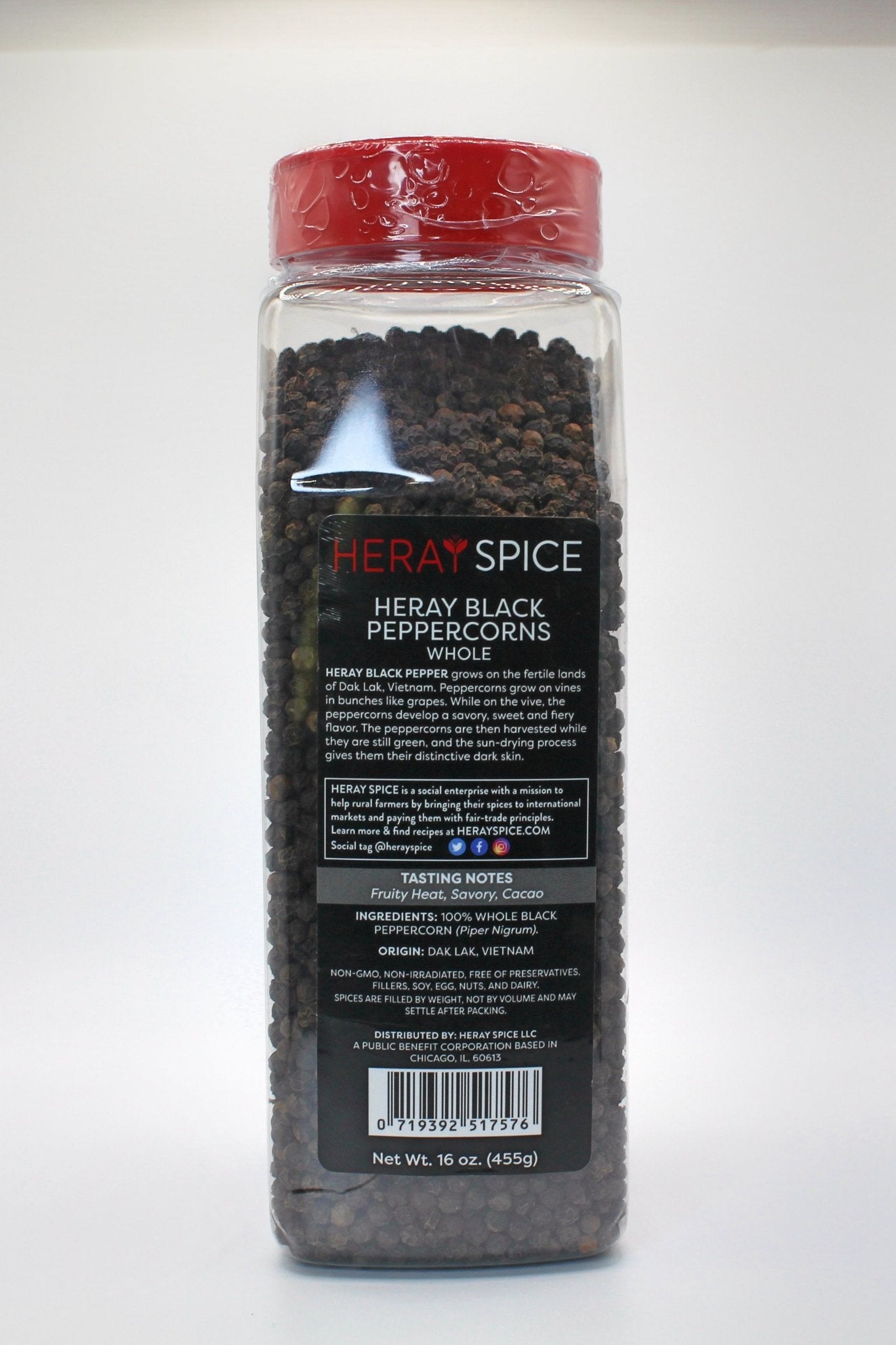 Whole Black Peppercorns 2 Oz (55 grams) - Vegan America