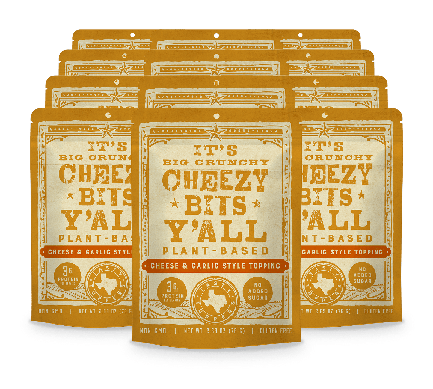 Big Crunchy Cheezy Bits - Vegan America