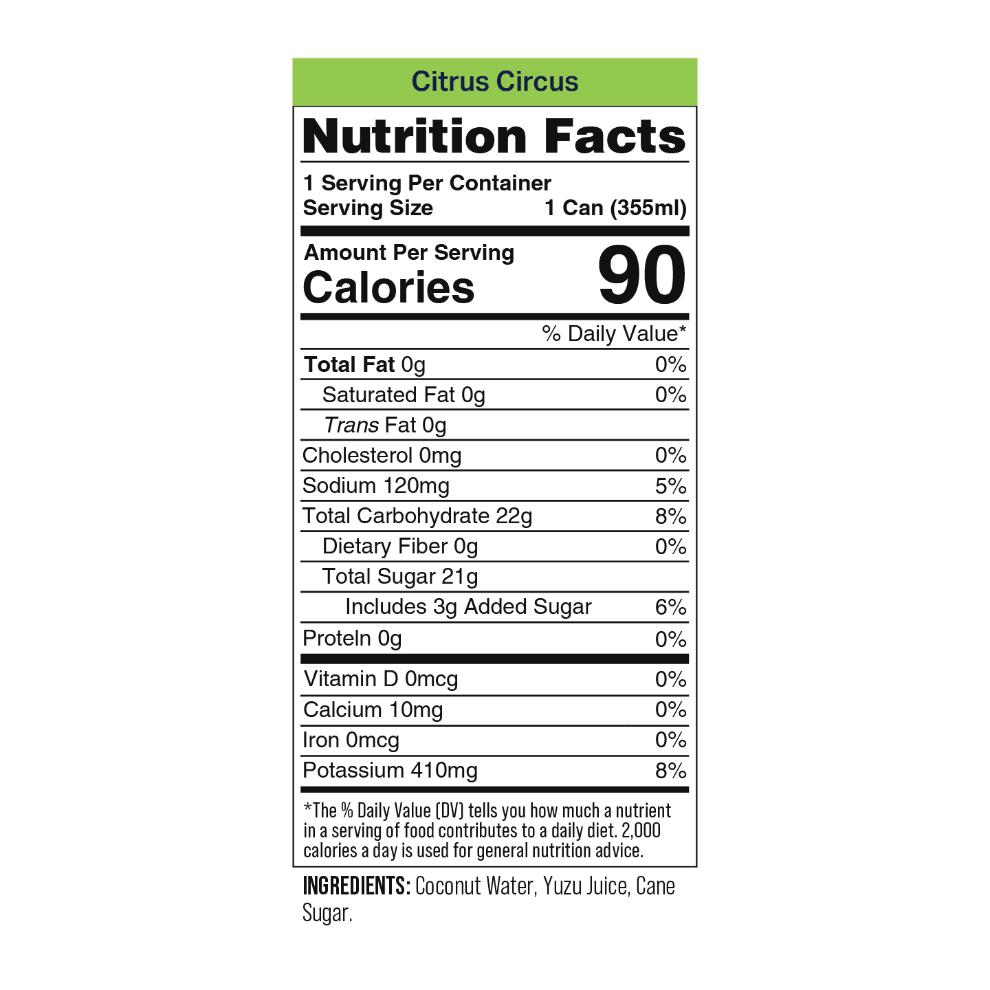 Coaqua Citrus Circus Coconut Water - Vegan America