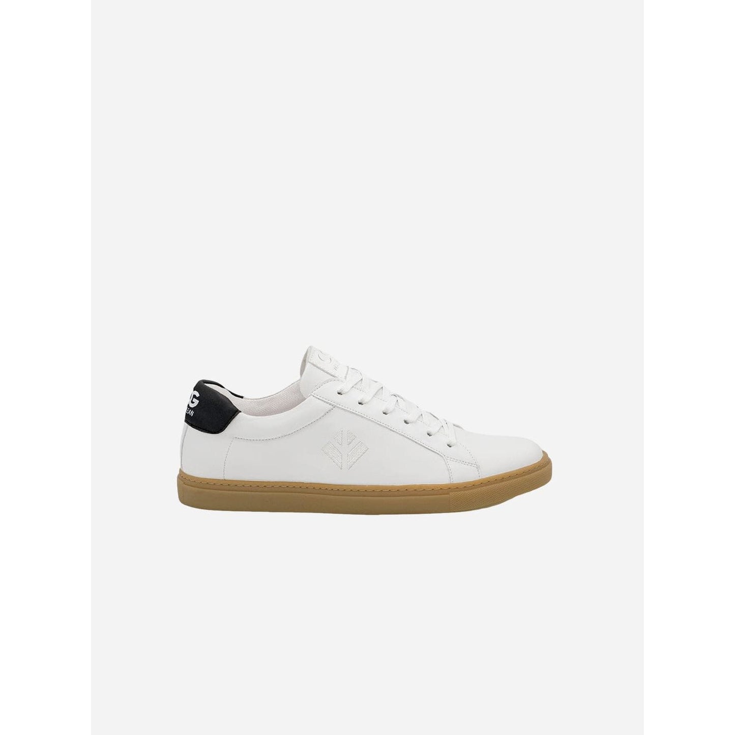 COG Winton Unisex Vegan Trainers | White & Black UK2.5 / EU35 / US4.5
